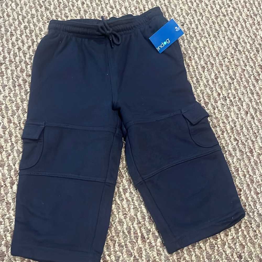 Green dog sweats with pockets